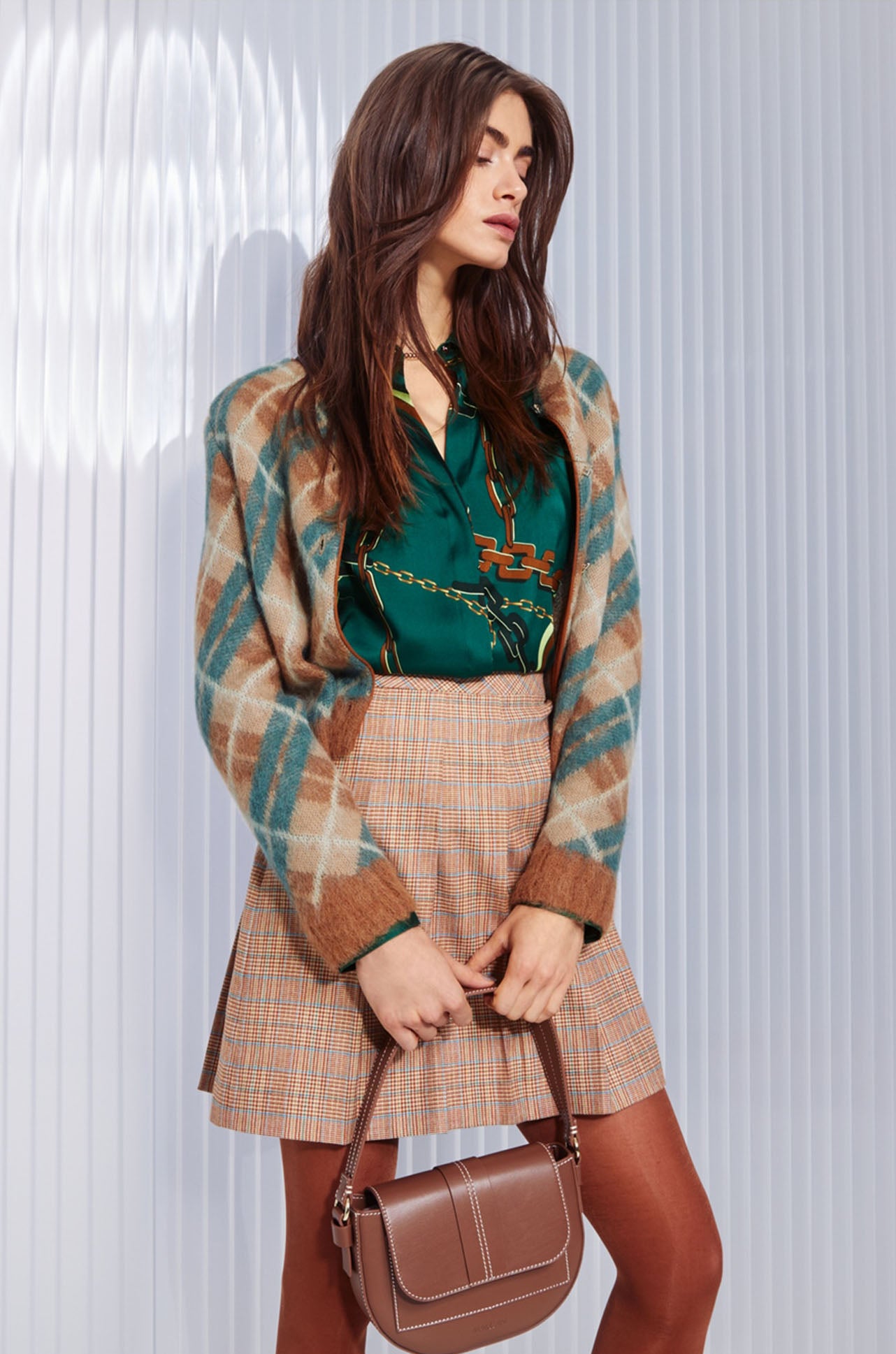 Marc Cain - Silk Blouse with Chain Design