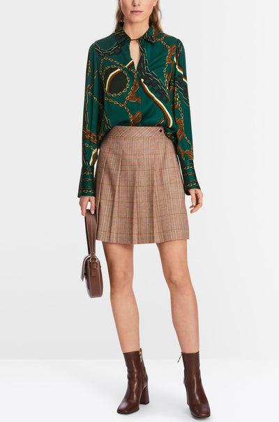 Marc Cain - Silk Blouse with Chain Design