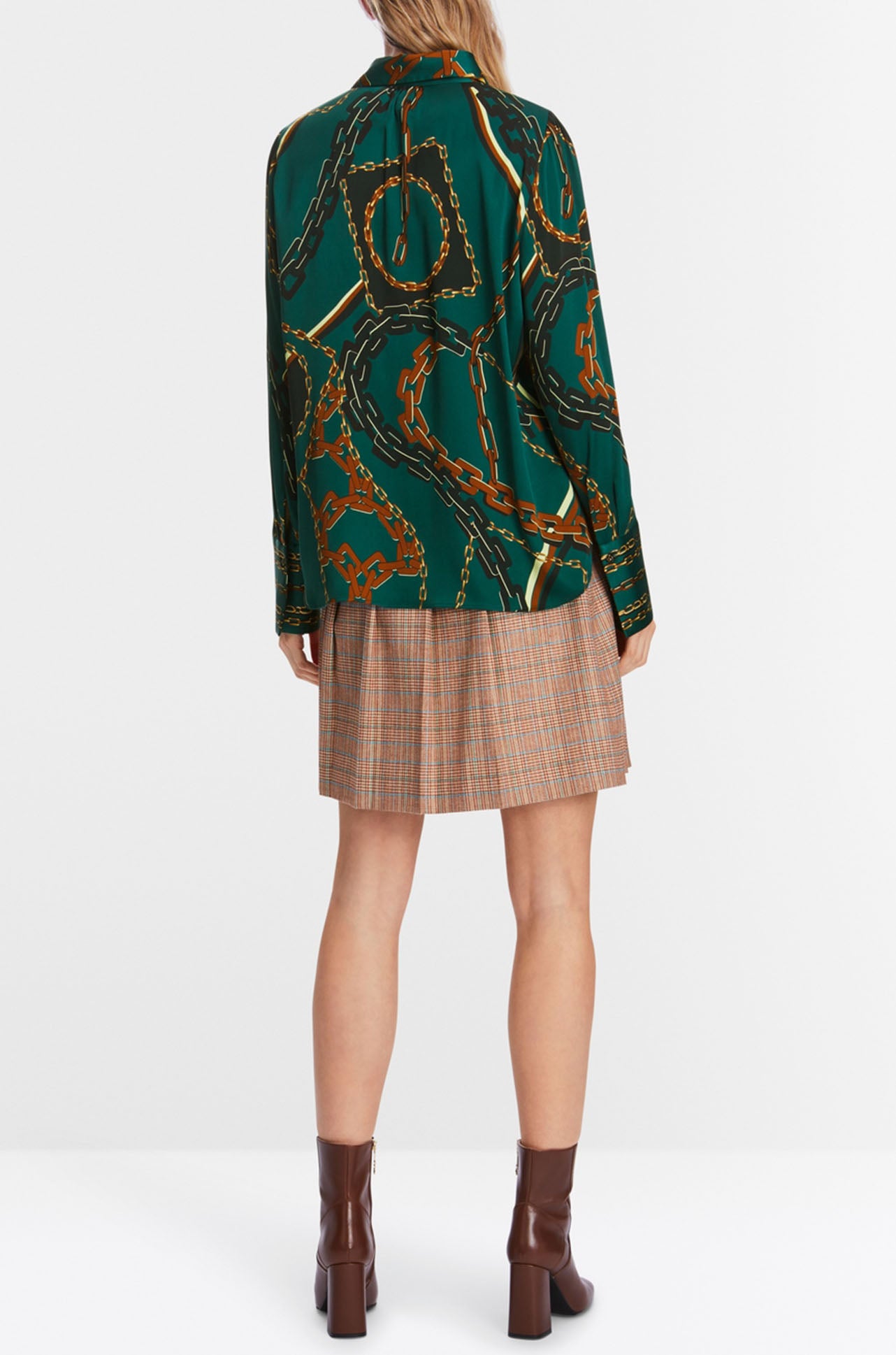 Marc Cain - Silk Blouse with Chain Design