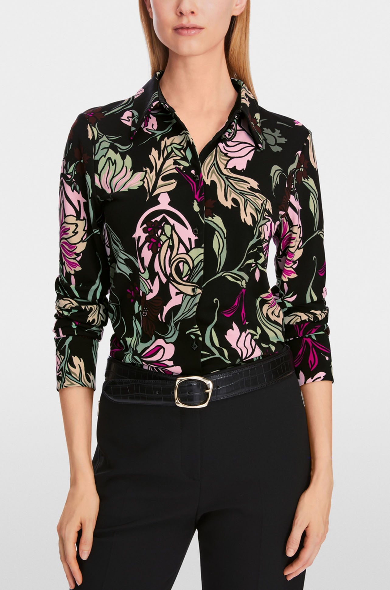 Marc Cain - Shirt Blouse in Flower Print