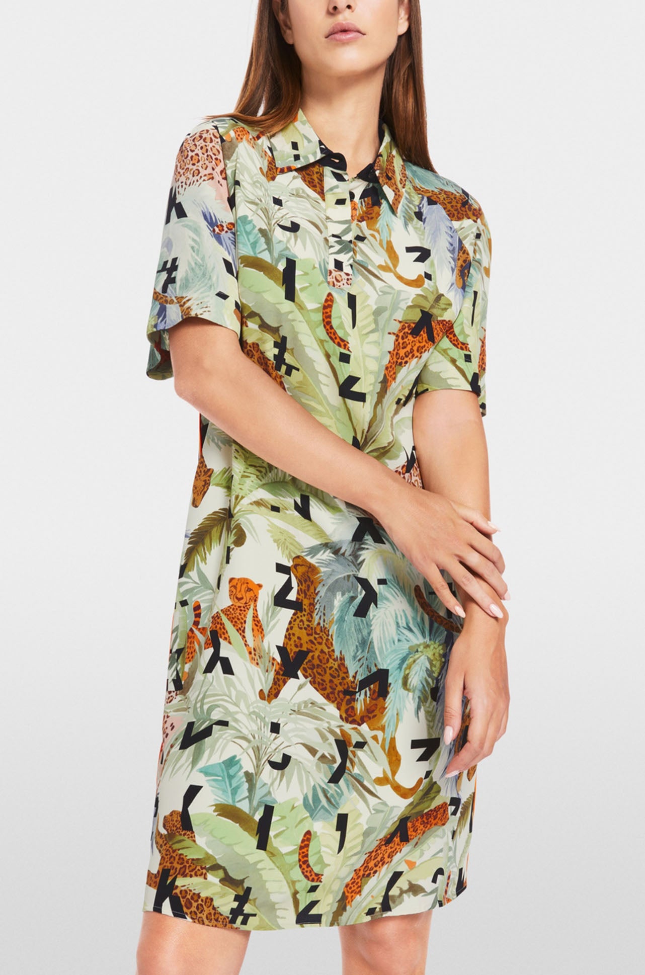 Marc Cain - Rethink Together Viscose Polo Dress