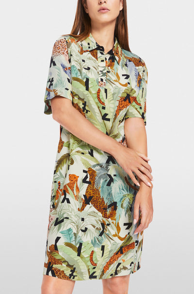 Marc Cain - Rethink Together Viscose Polo Dress