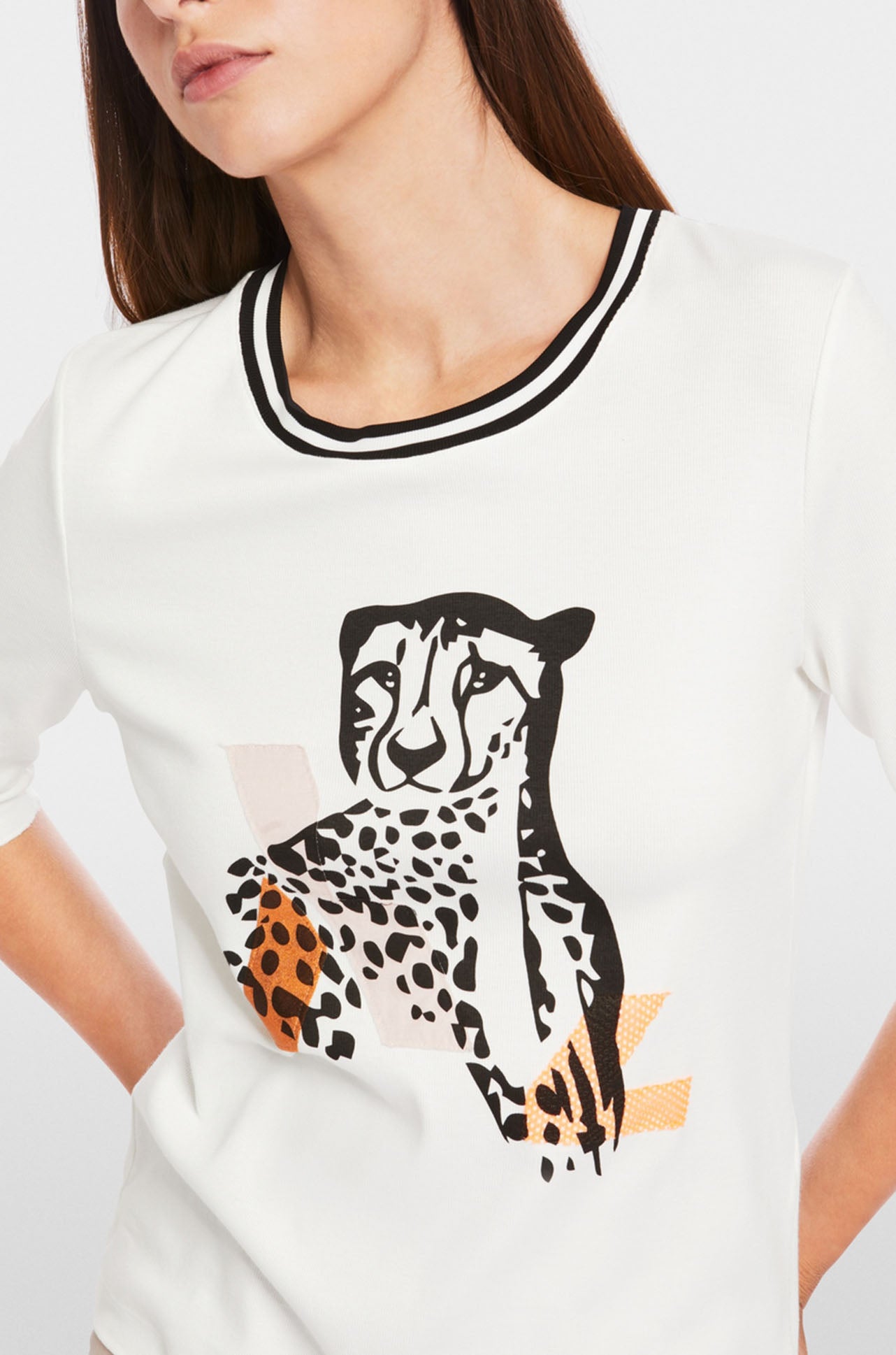 Marc Cain - T-shirt with Front Print