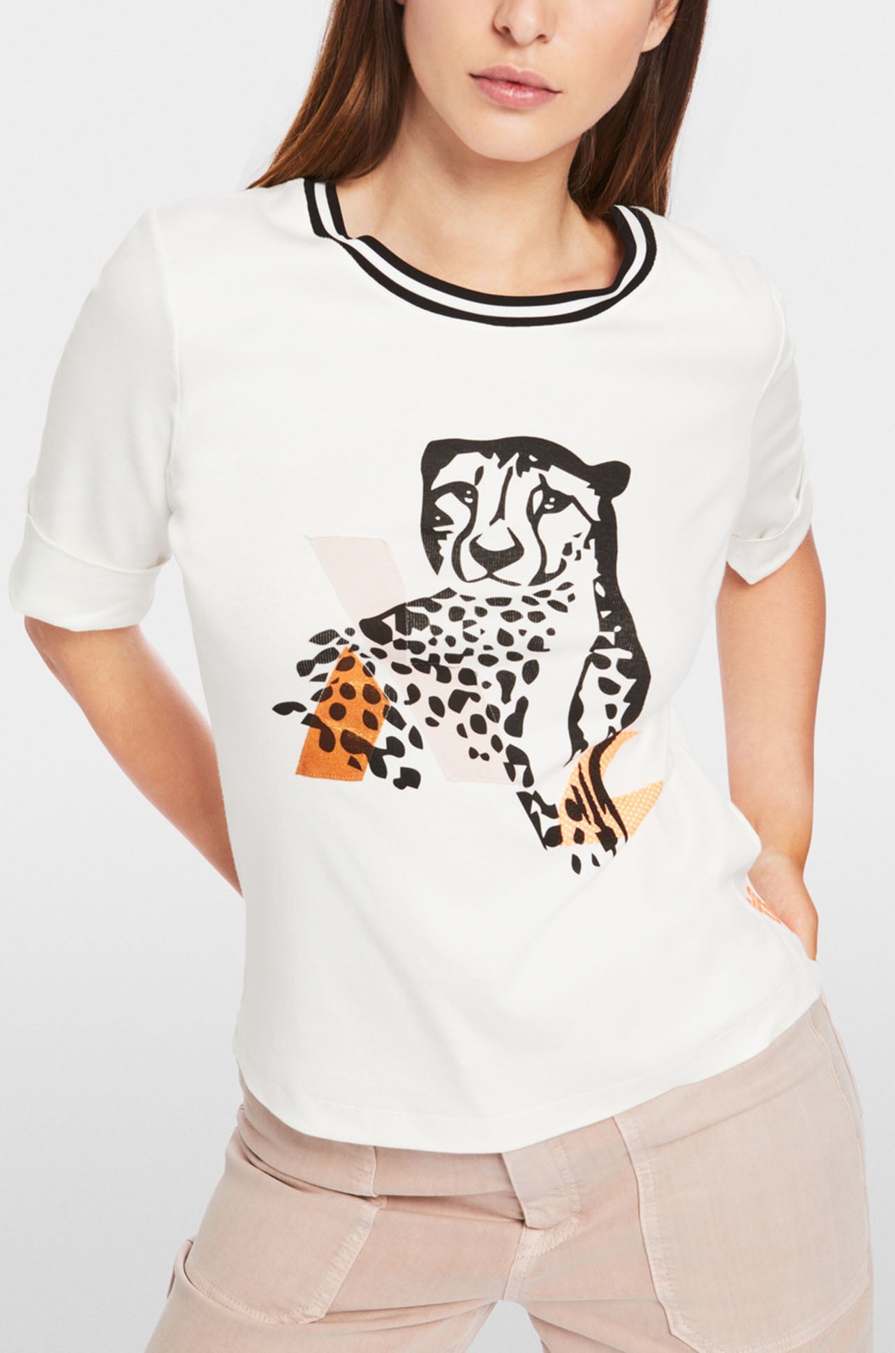 Marc Cain - T-shirt with Front Print