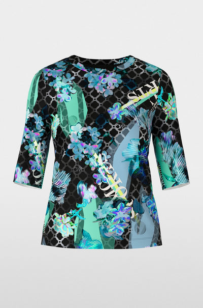 Marc Cain - T-shirt with All-Over Print