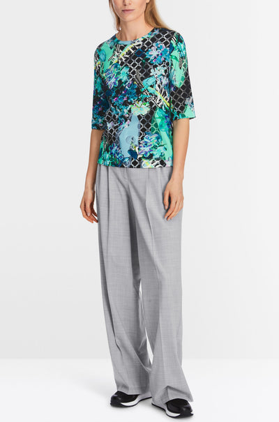Marc Cain - T-shirt with All-Over Print