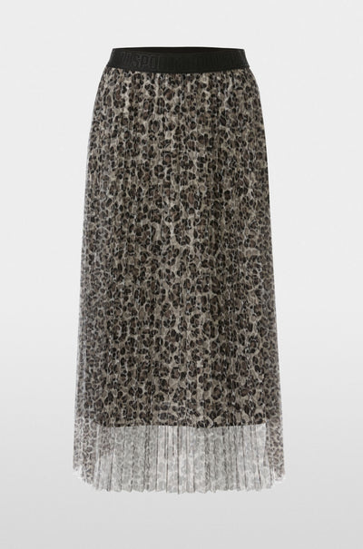 Marc Cain - Tulle Skirt with Leo Print