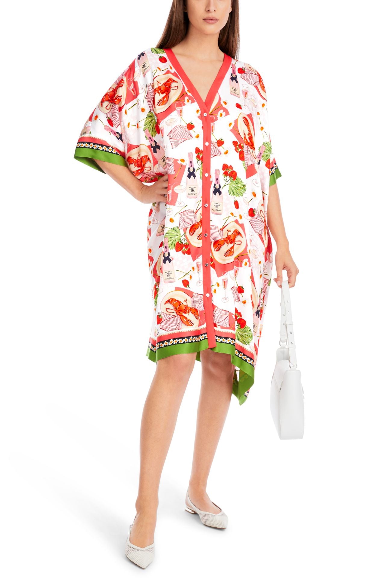 Marc Cain - Short Caftan Style Viscose Dress