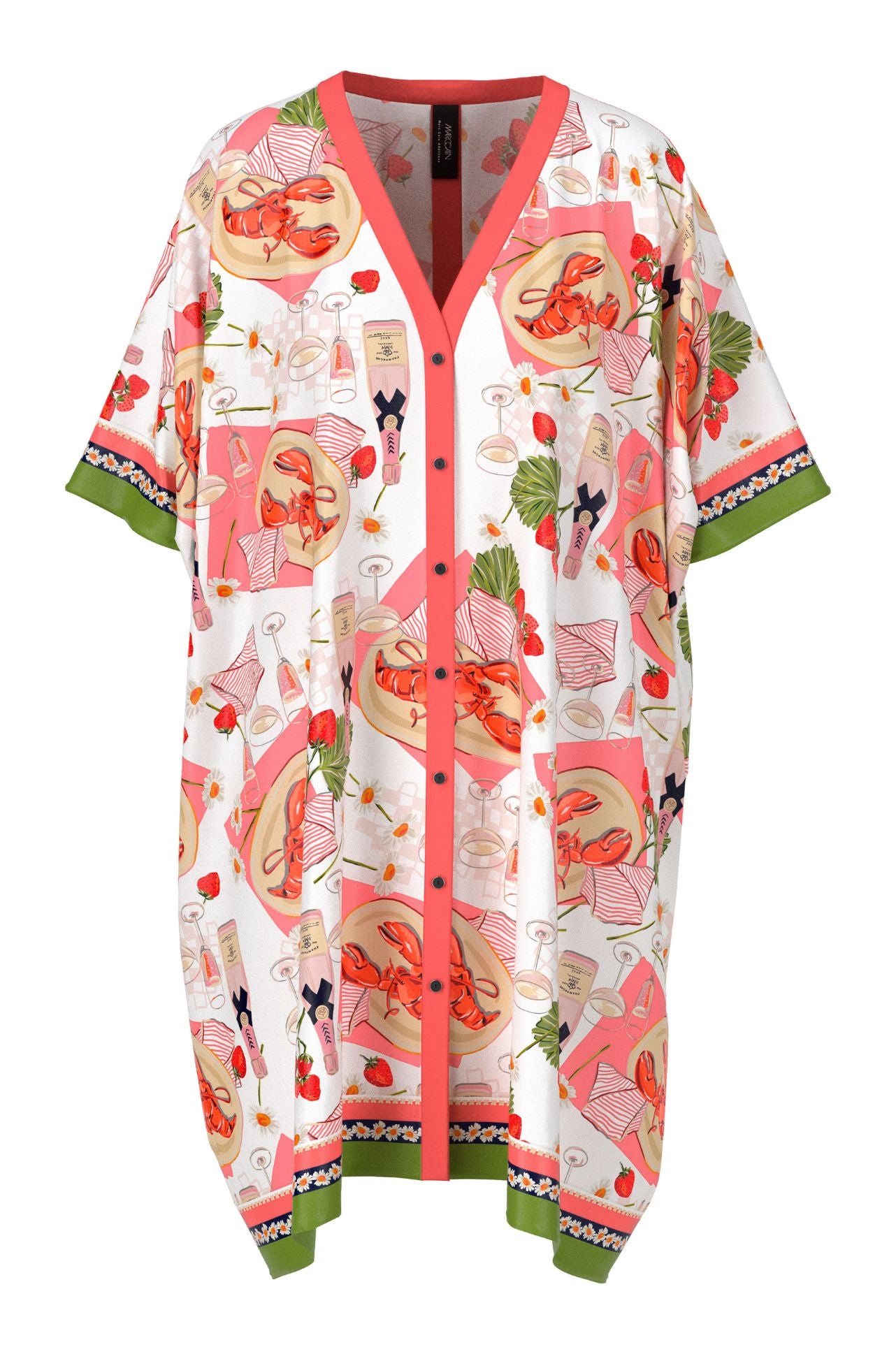 Marc Cain - Short Caftan Style Viscose Dress