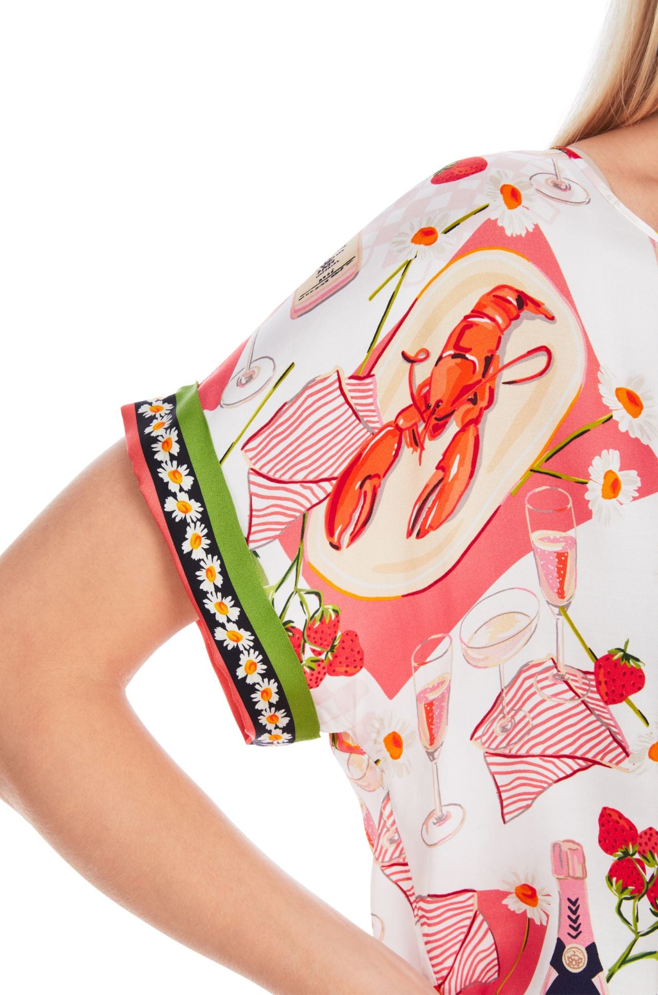 Marc Cain - Viscose Slip On Blouse with Print