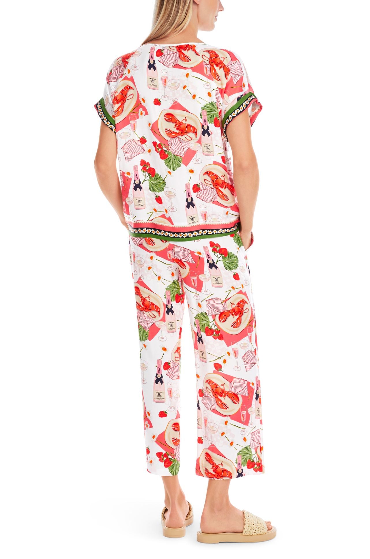 Marc Cain - Viscose Slip On Blouse with Print