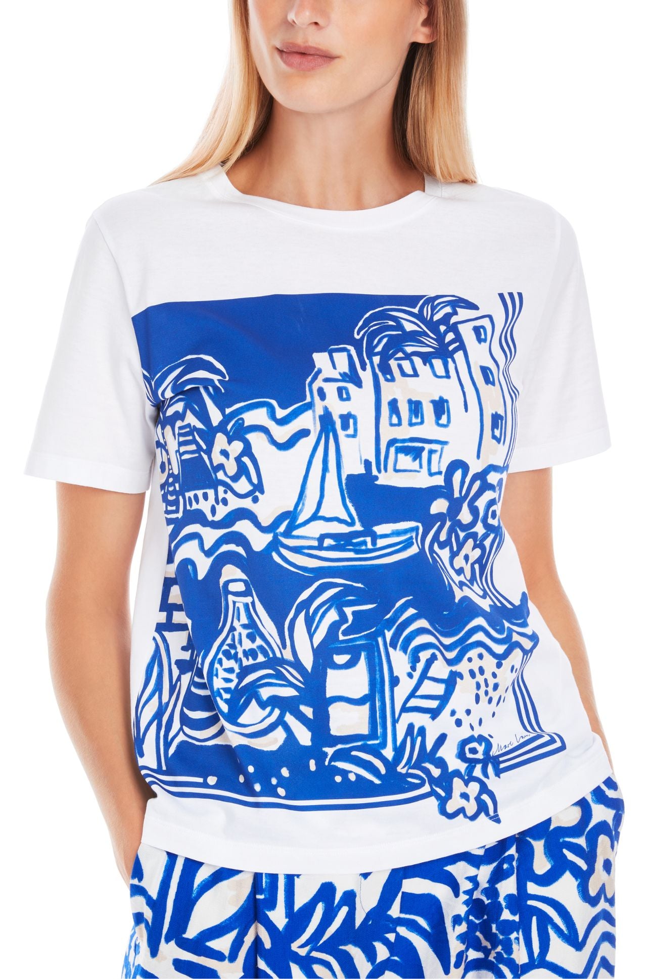 Marc Cain - Rethink Together Printed T Shirt