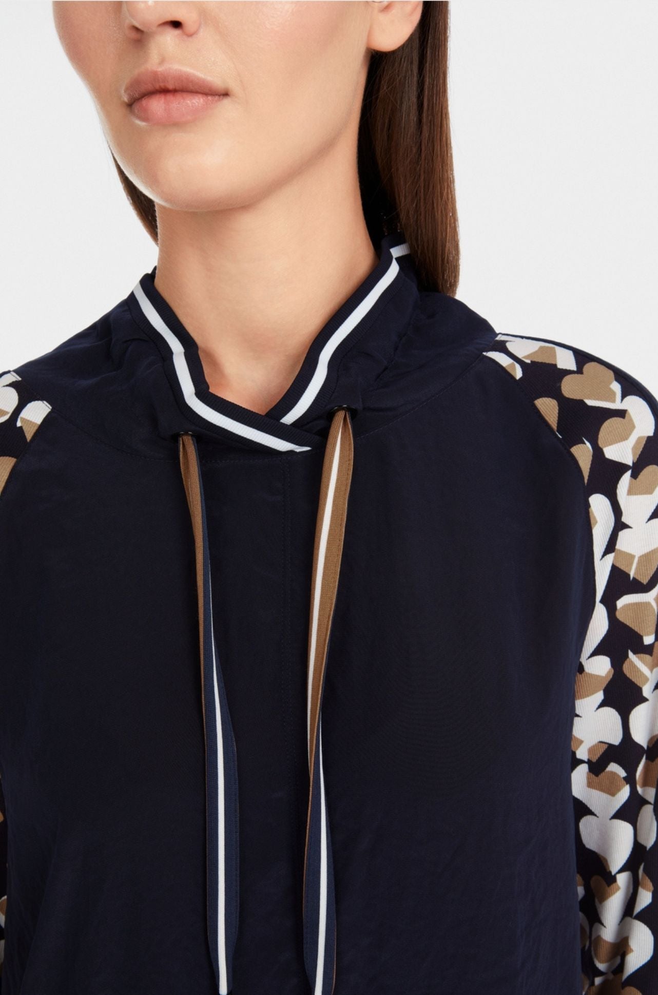 Marc Cain - Loose Blouse with Pleated Peplum