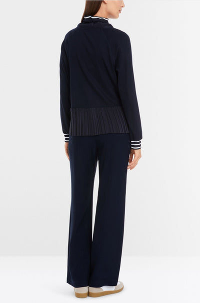 Marc Cain - Loose Blouse with Pleated Peplum