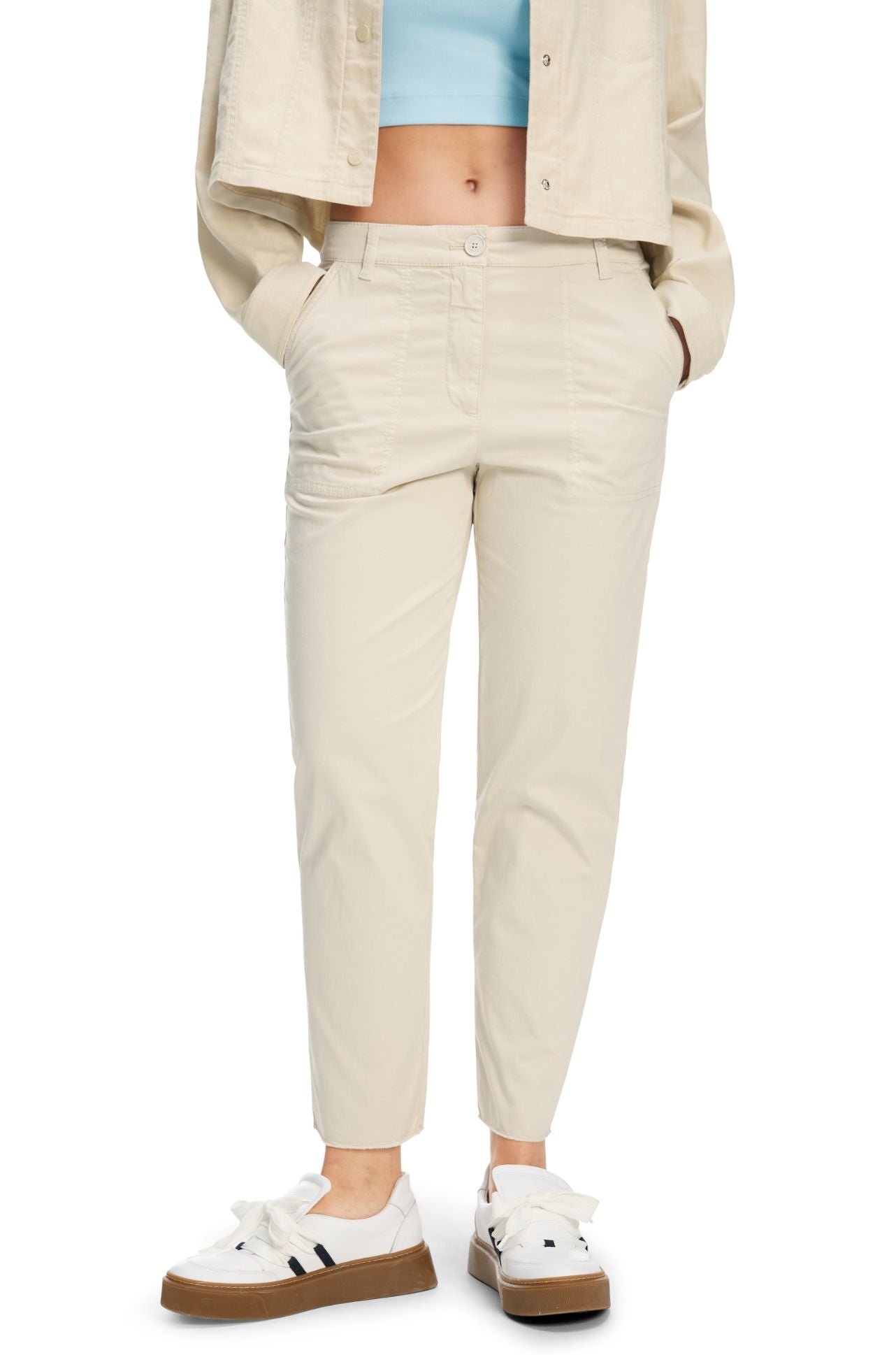Marc Cain - Franca Rethink Together Trousers in Stone