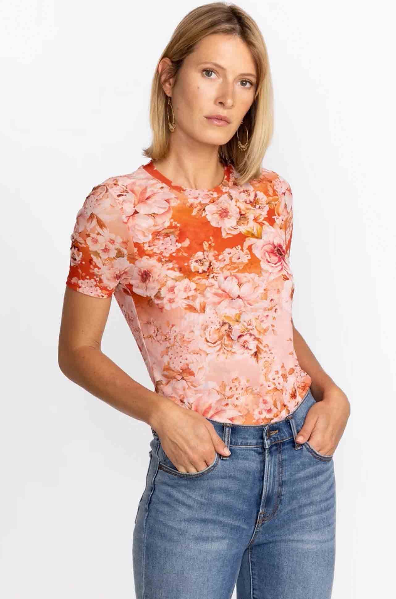 Johnny Was - Yours Truly Mesh Tee