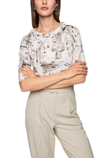 Marc Cain - Shirt with City Motif