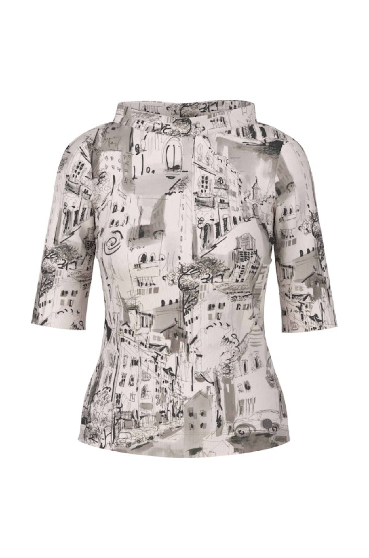 Marc Cain - Shirt with City Motif