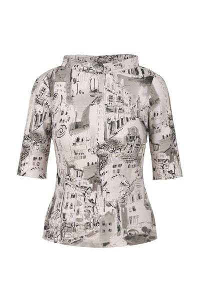 Marc Cain - Shirt with City Motif