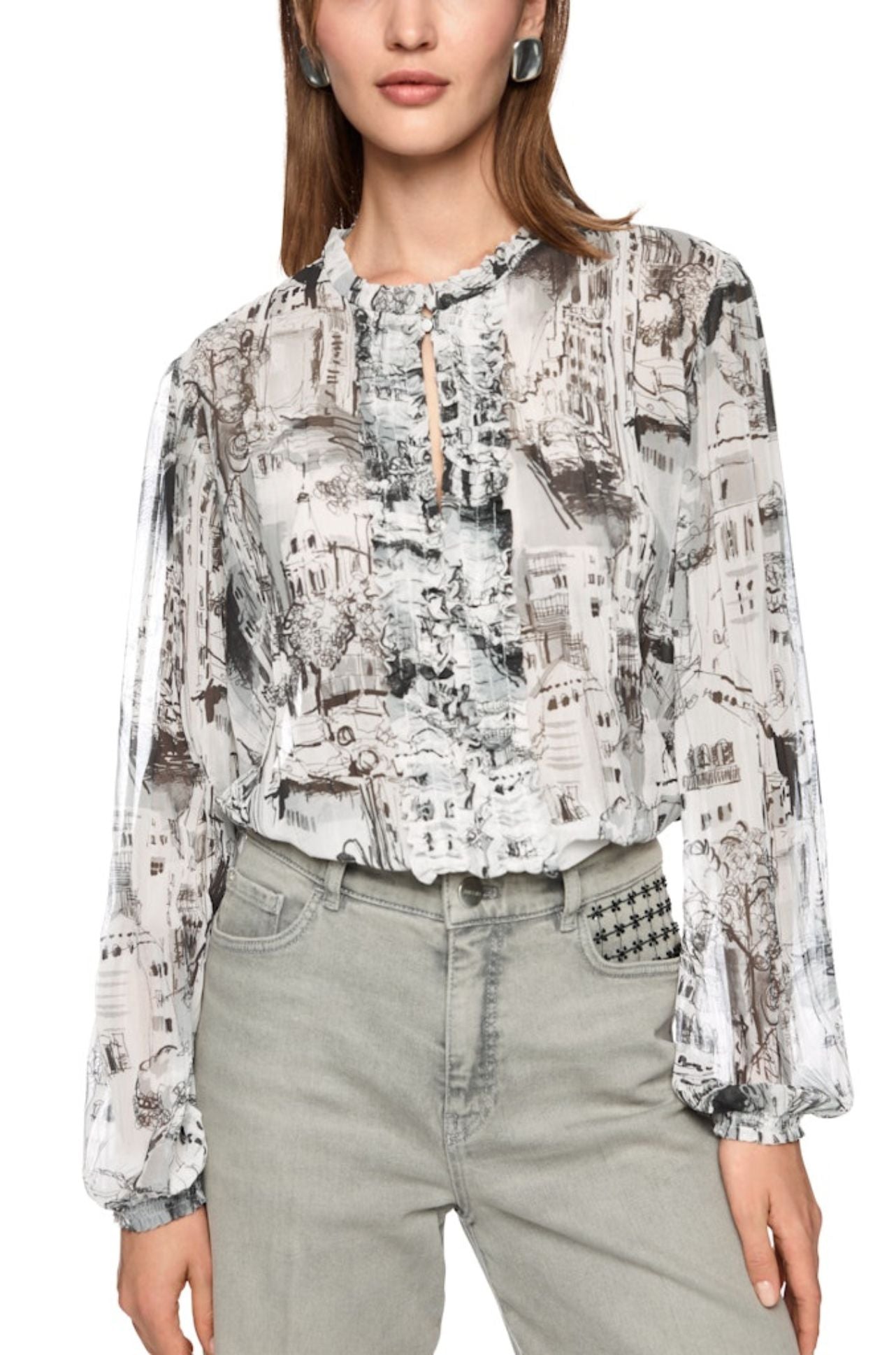 Marc Cain - City Blouse made from recycled material