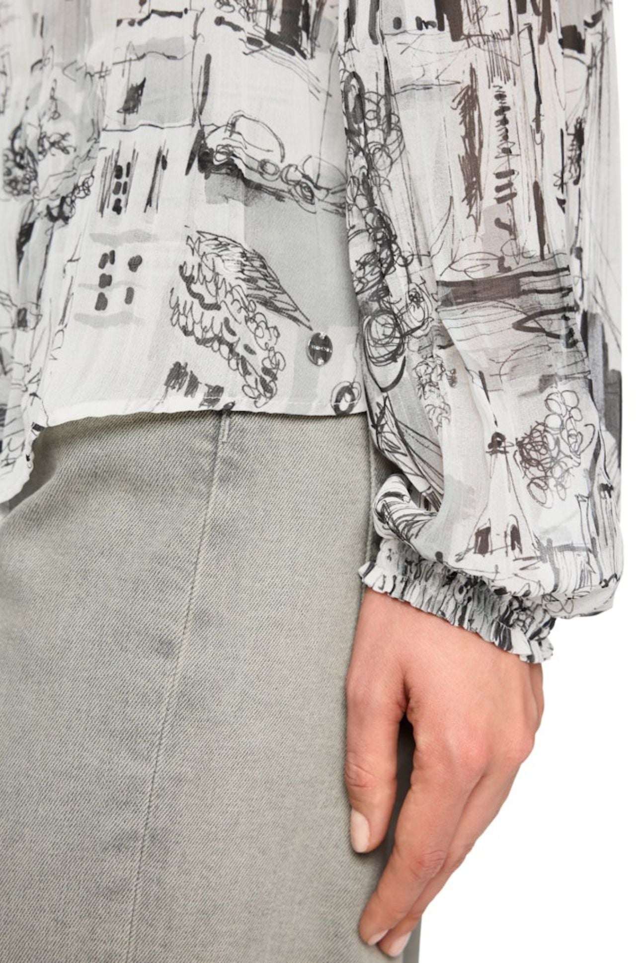 Marc Cain - City Blouse made from recycled material