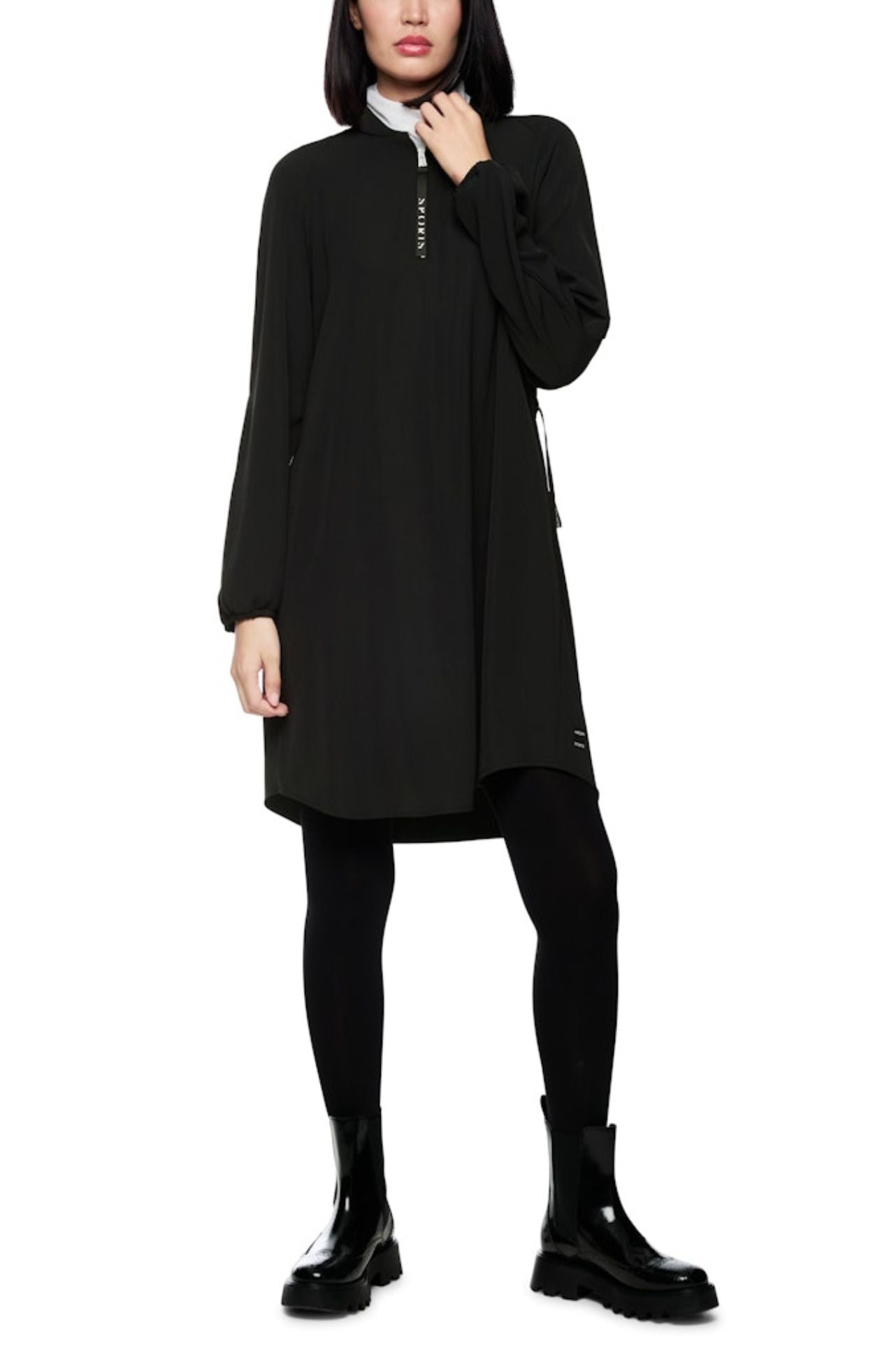 Marc Cain - Dress with Zip and Gathered Detail