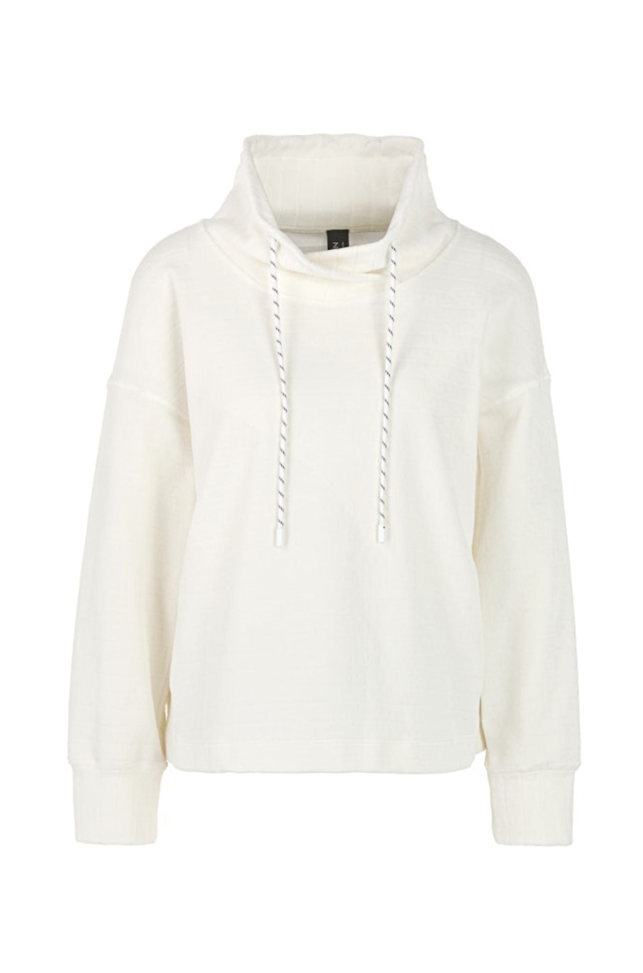 Marc Cain - Chenille Sweater with Drawstring Neck