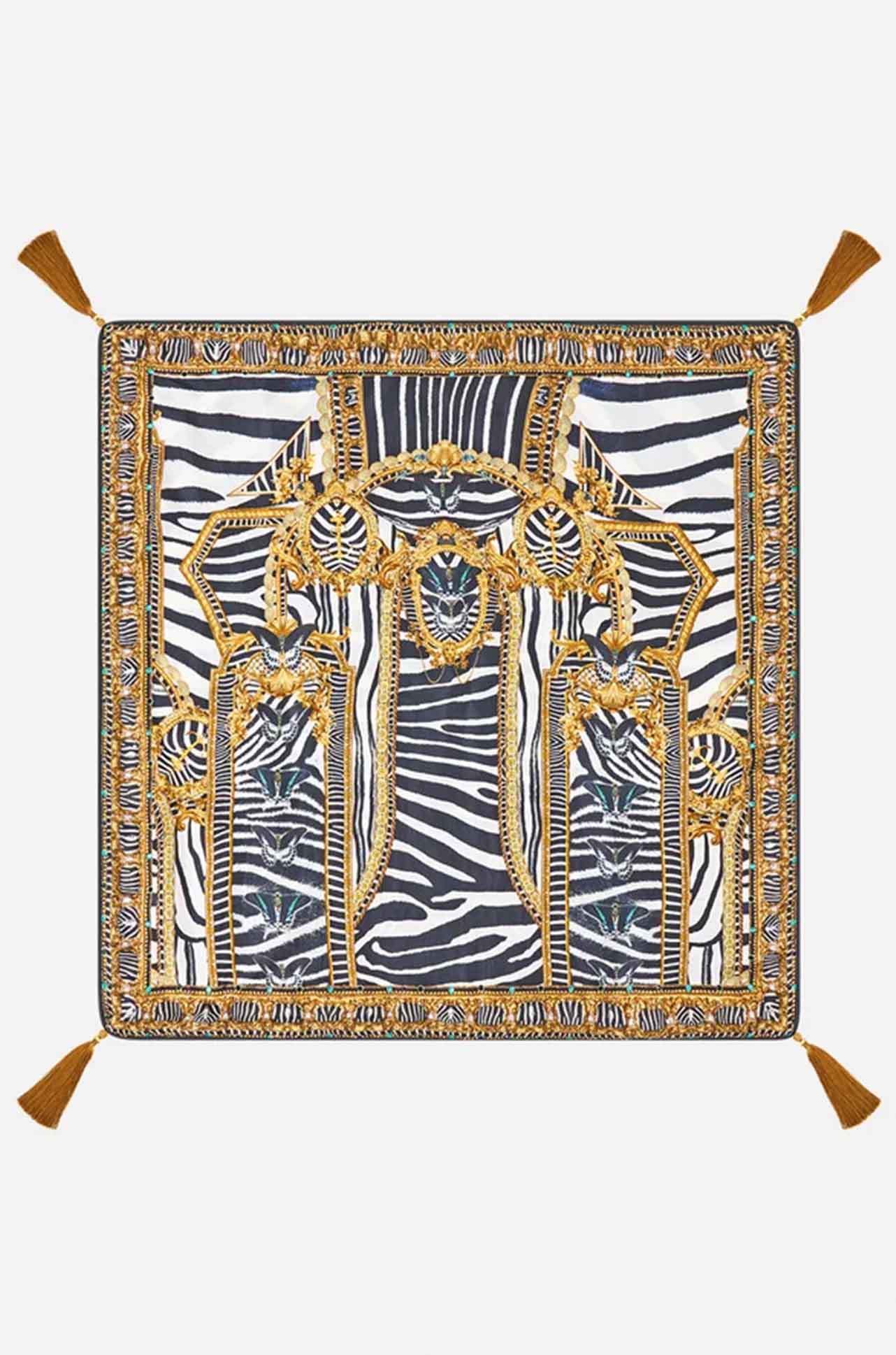 Camilla - Zig Zag Zoo Large Square Cushion