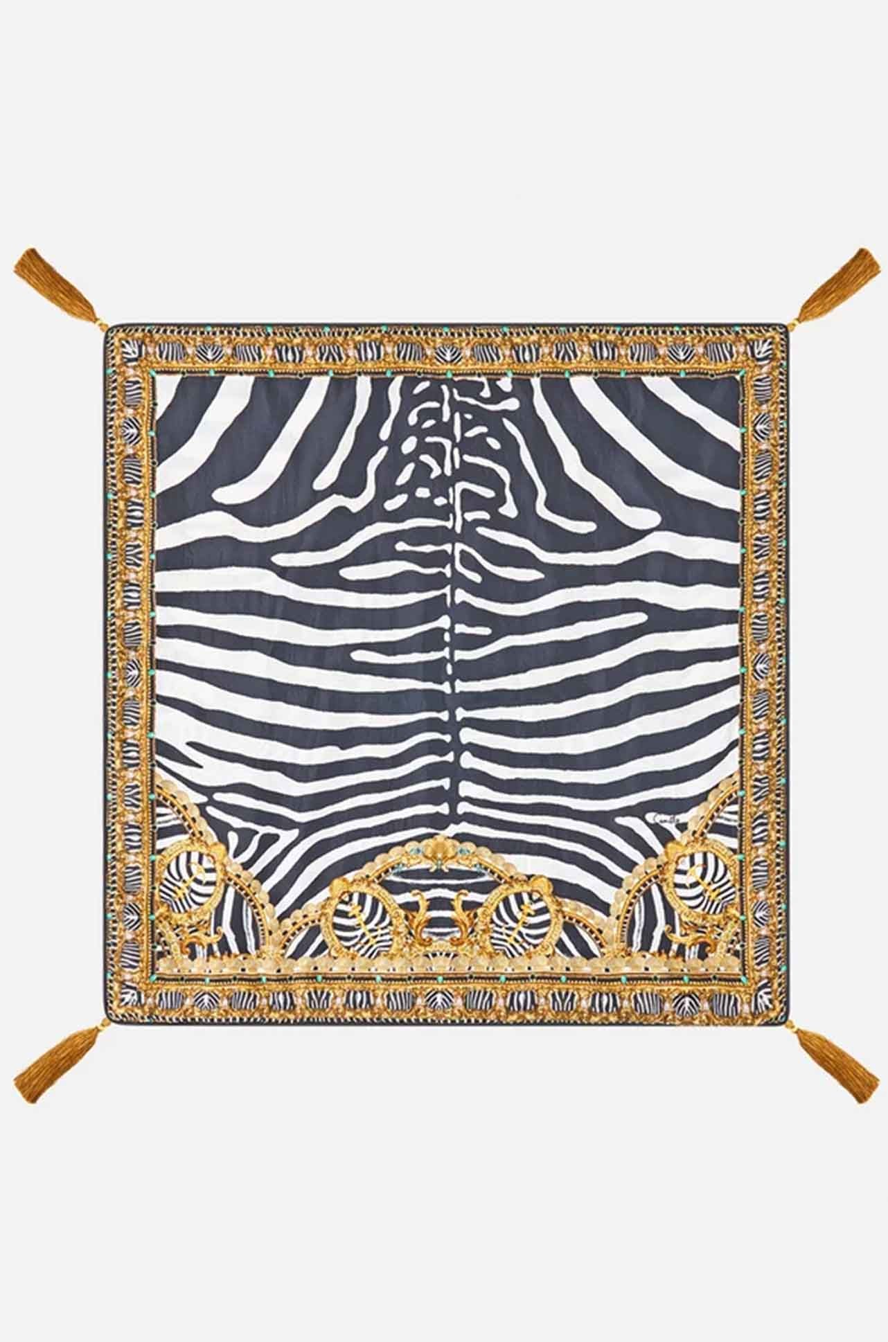 Camilla - Zig Zag Zoo Large Square Cushion