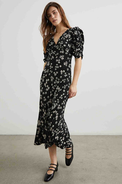 Rails - Zariah Midi Dress in Noir Floral