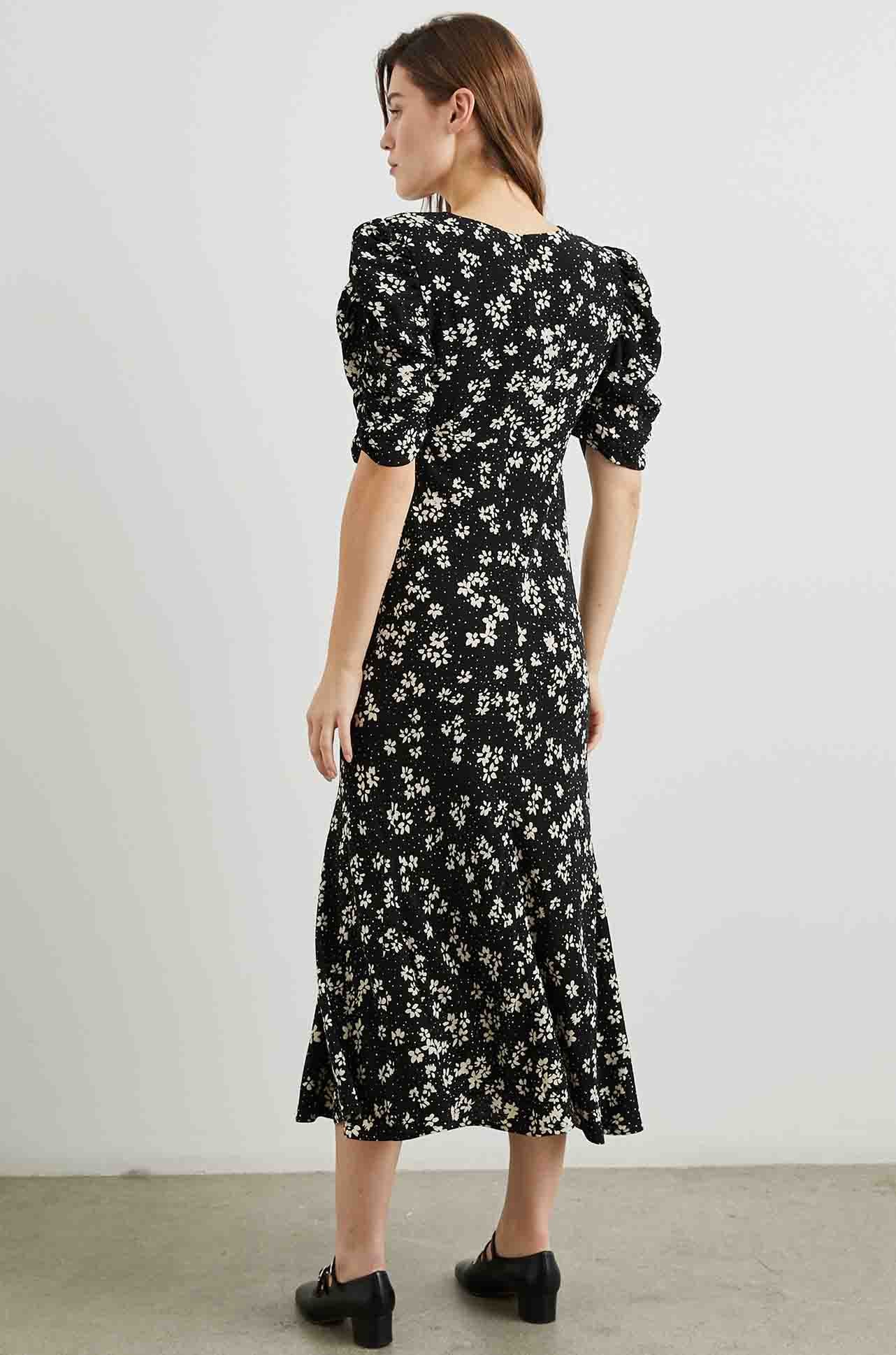 Rails - Zariah Midi Dress in Noir Floral
