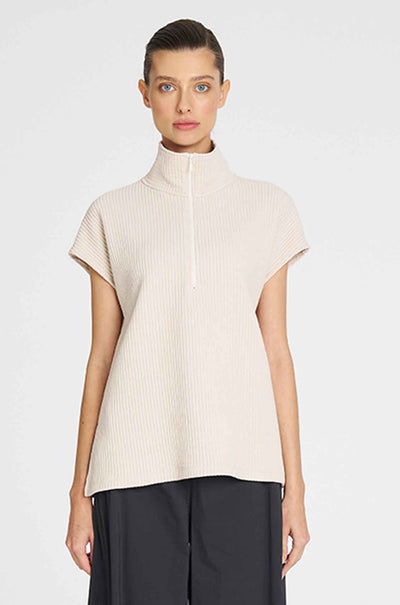 Mela Purdie - Zip Front Shell in Cord Knit