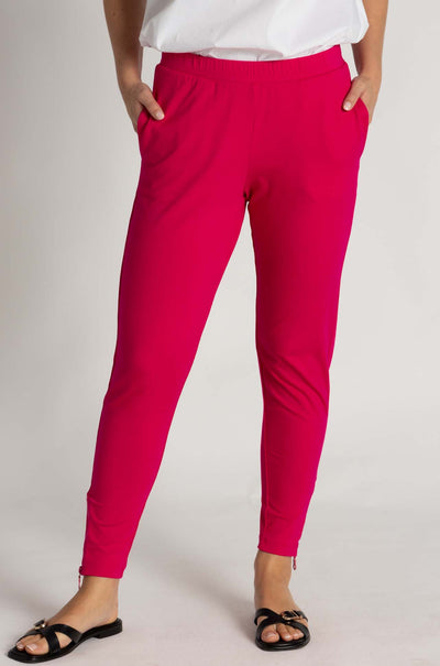 Mela Purdie - Zip Stiletto Pant in Cerise