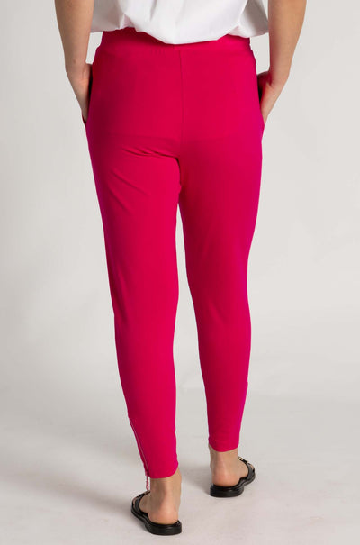 Mela Purdie - Zip Stiletto Pant in Cerise