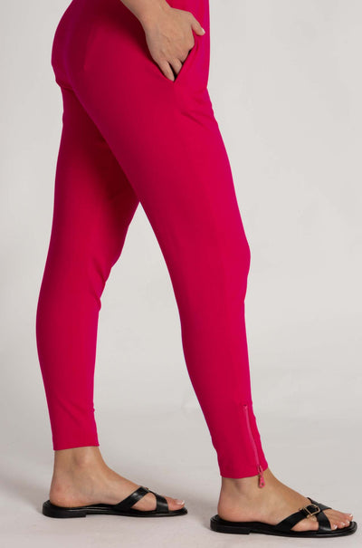 Mela Purdie - Zip Stiletto Pant in Cerise