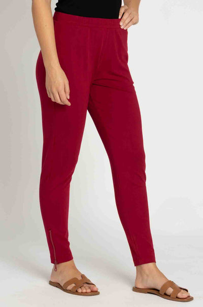 Mela Purdie - Zip Stiletto Pant in Chilli