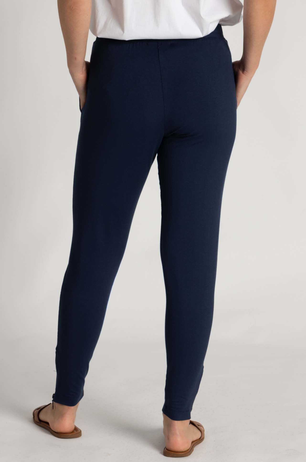 Mela Purdie - Zip Stiletto Pant in Sapphire