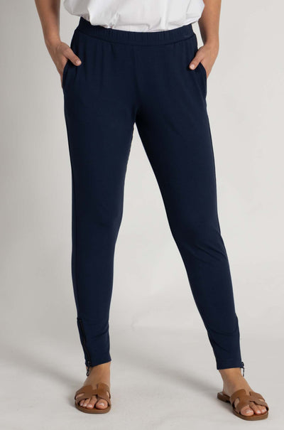 Mela Purdie - Zip Stiletto Pant in Sapphire