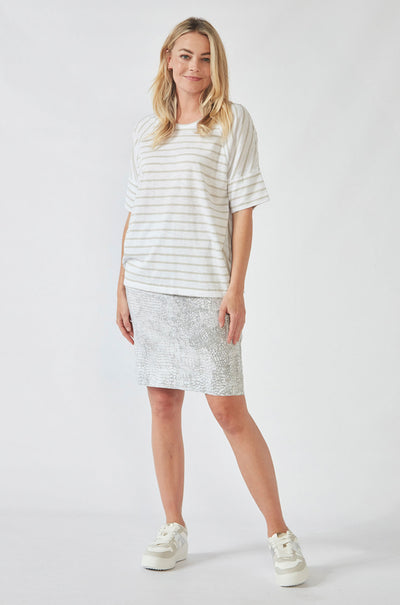 Verge - Acrobat Bay Skirt in Pumice Print