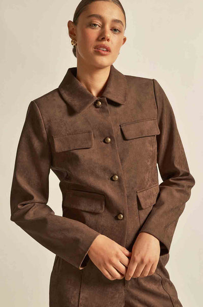 Zoe Kratzmann - abound jacket in mocha