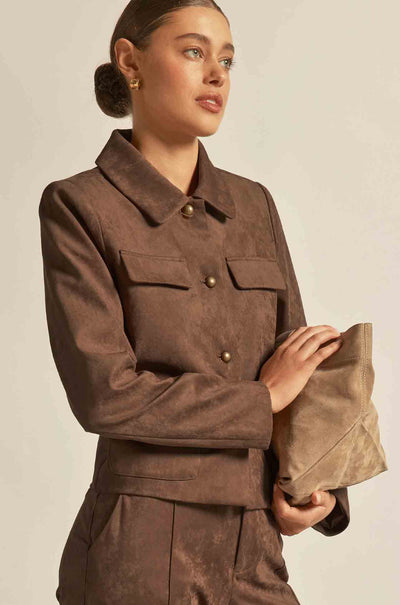 Zoe Kratzmann - abound jacket in mocha