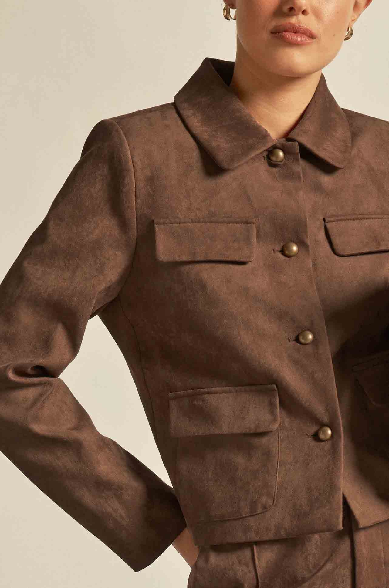 Zoe Kratzmann - abound jacket in mocha