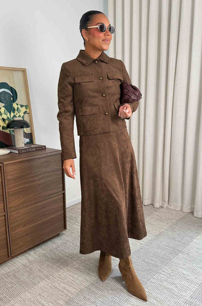 Zoe Kratzmann - abound jacket in mocha