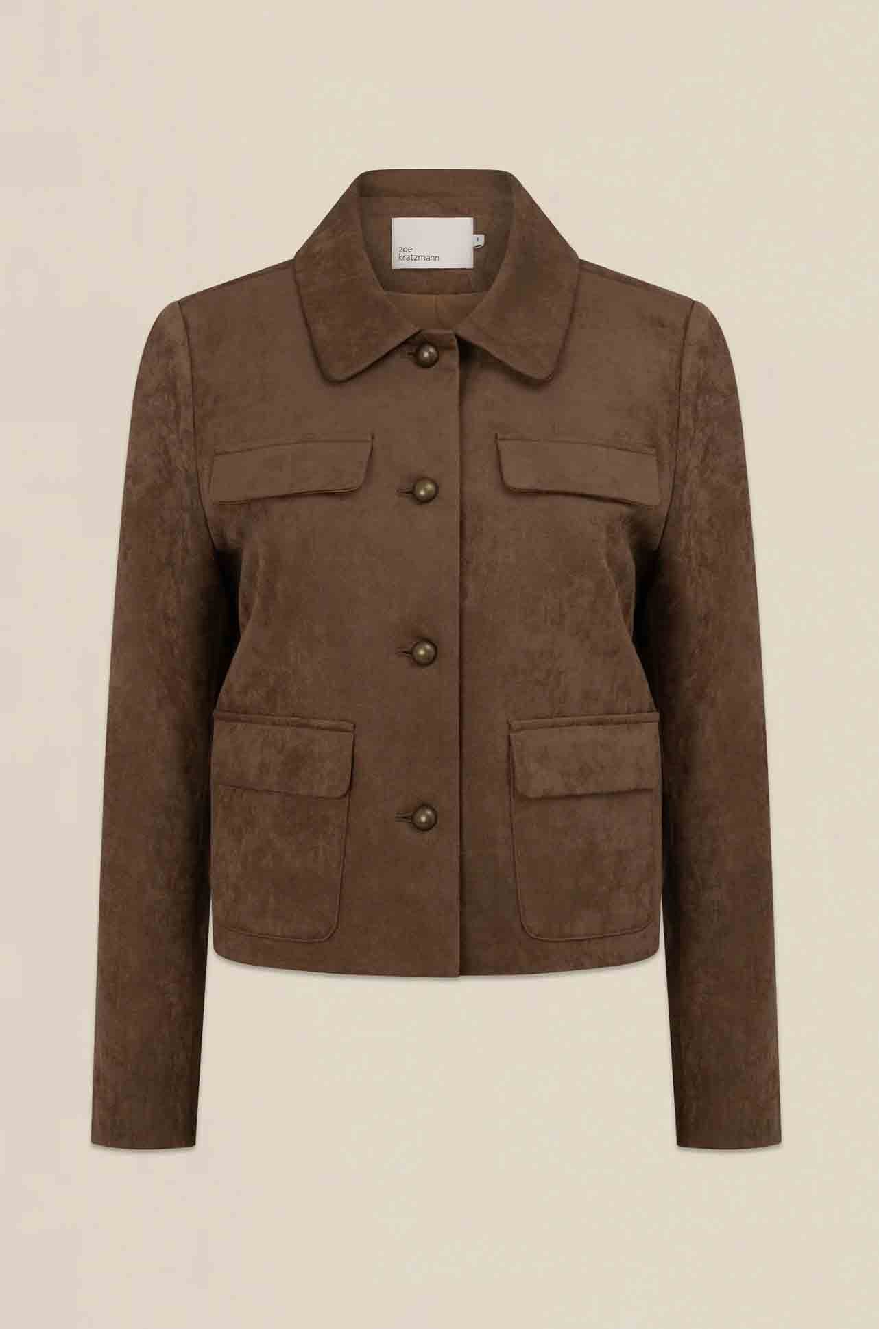 Zoe Kratzmann - abound jacket in mocha