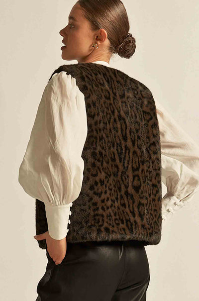 Zoe Kratzmann - affirm vest in ocelot