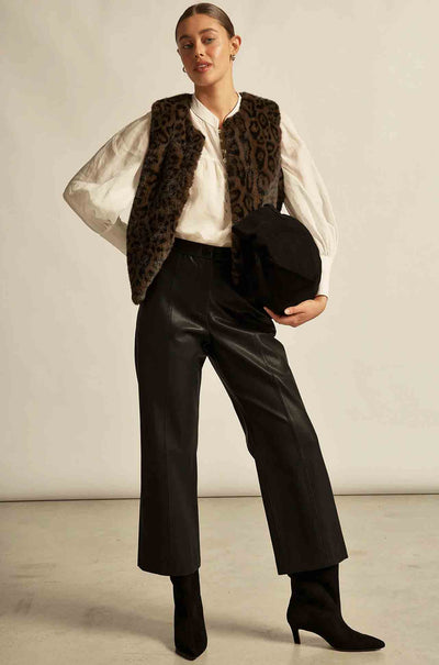 Zoe Kratzmann - affirm vest in ocelot