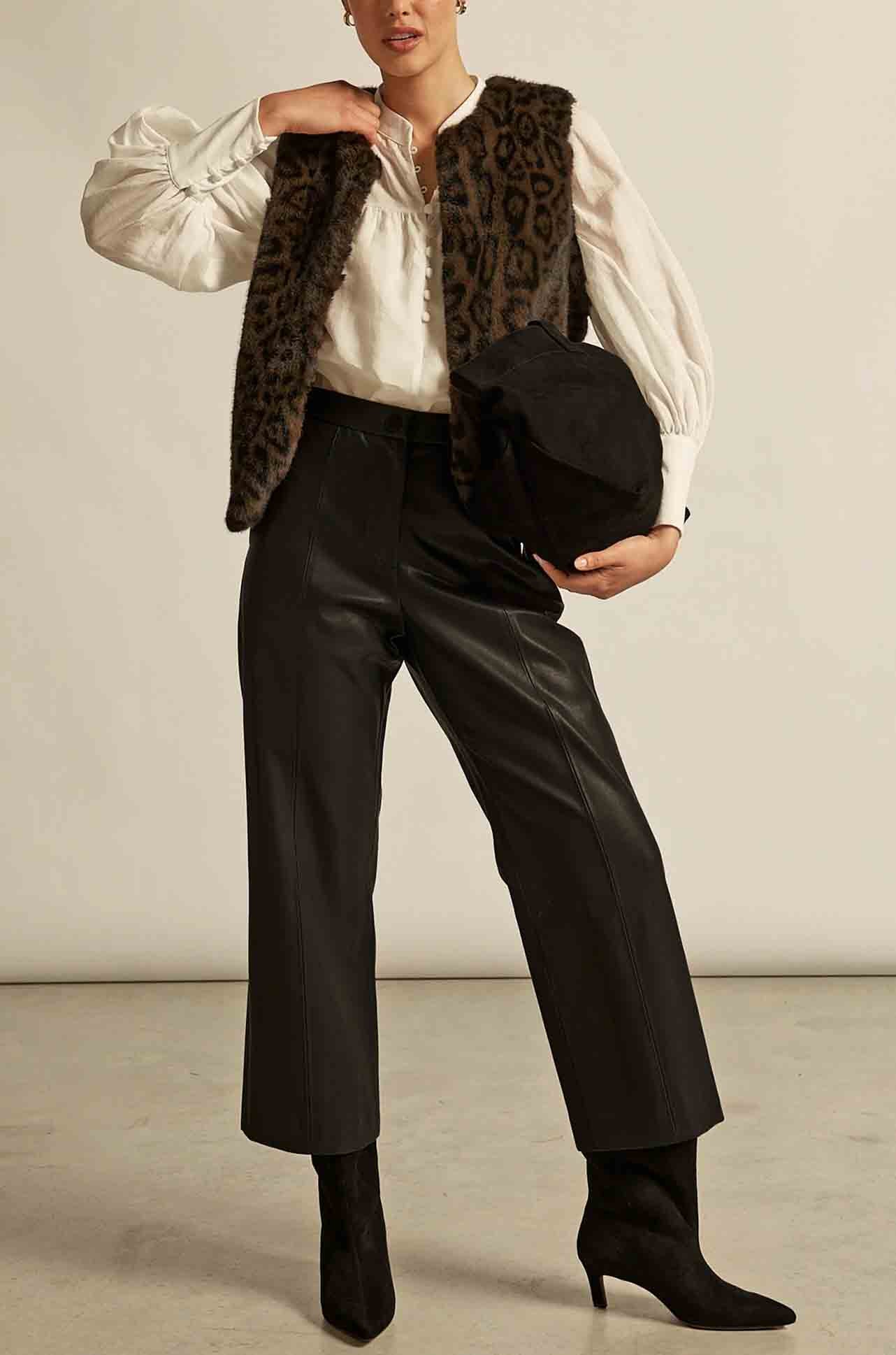Zoe Kratzmann - affirm vest in ocelot