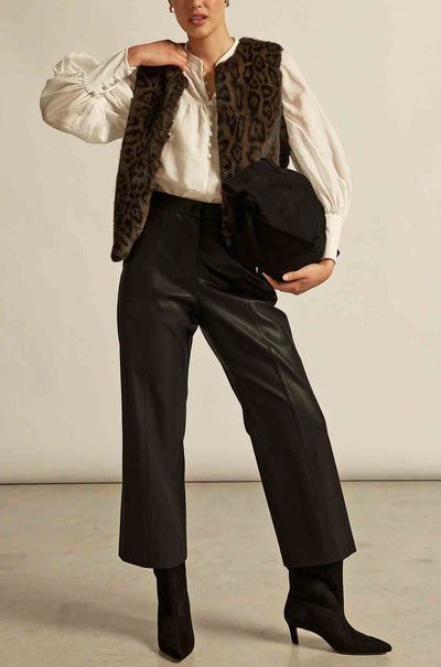 Zoe Kratzmann - affirm vest in ocelot