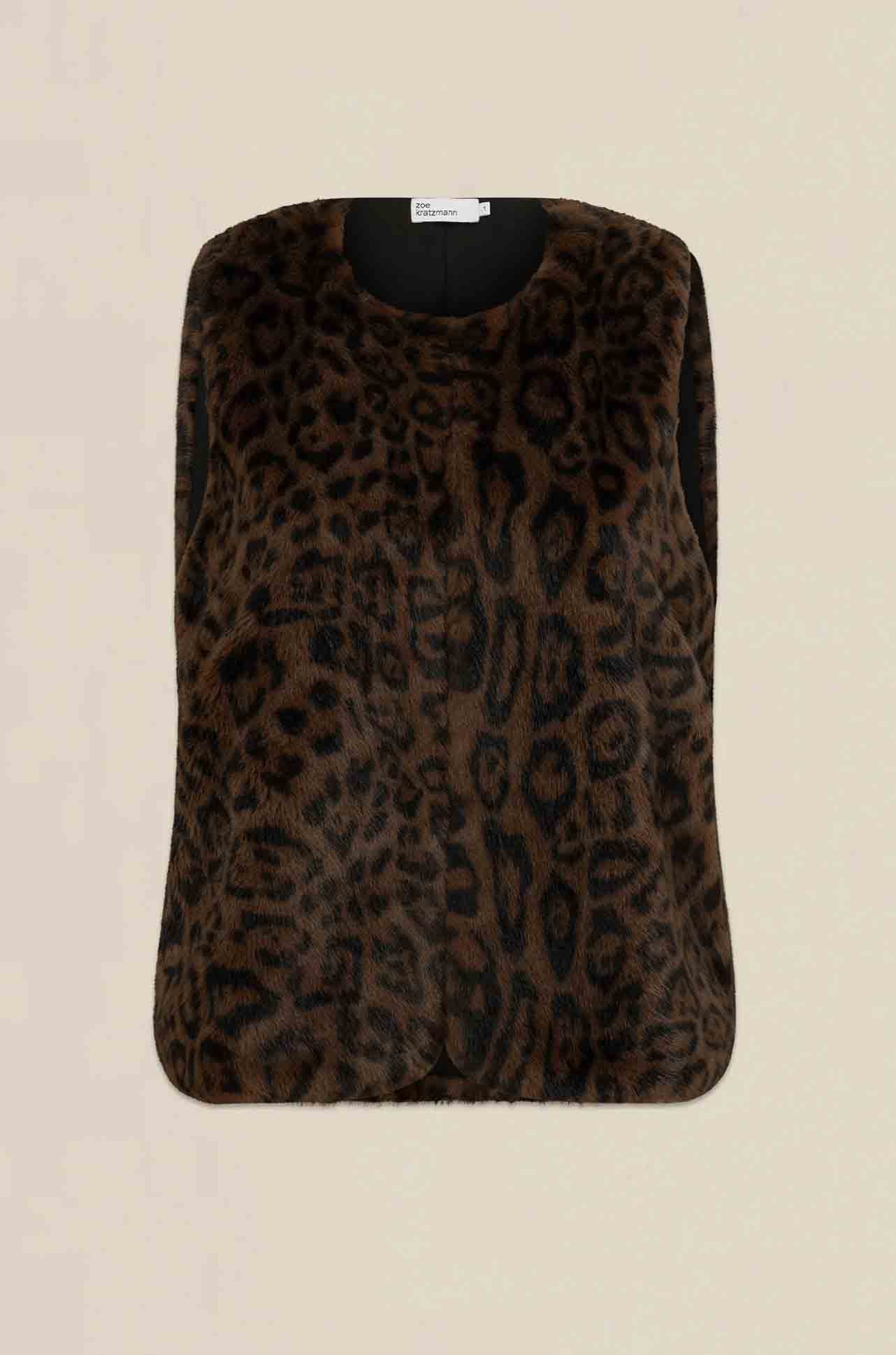 Zoe Kratzmann - affirm vest in ocelot