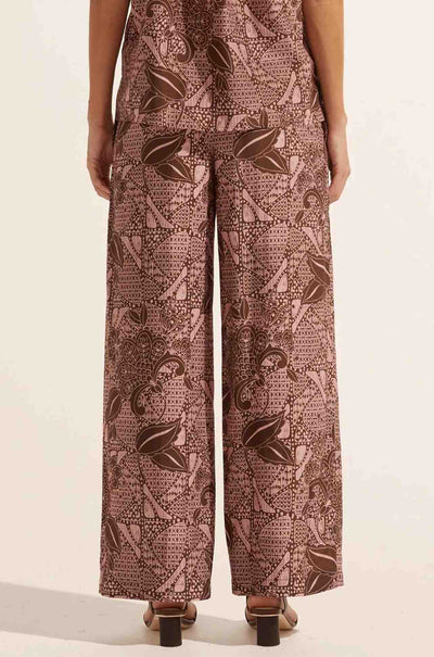 zoe kratzmann - breeze pant in cacao batik